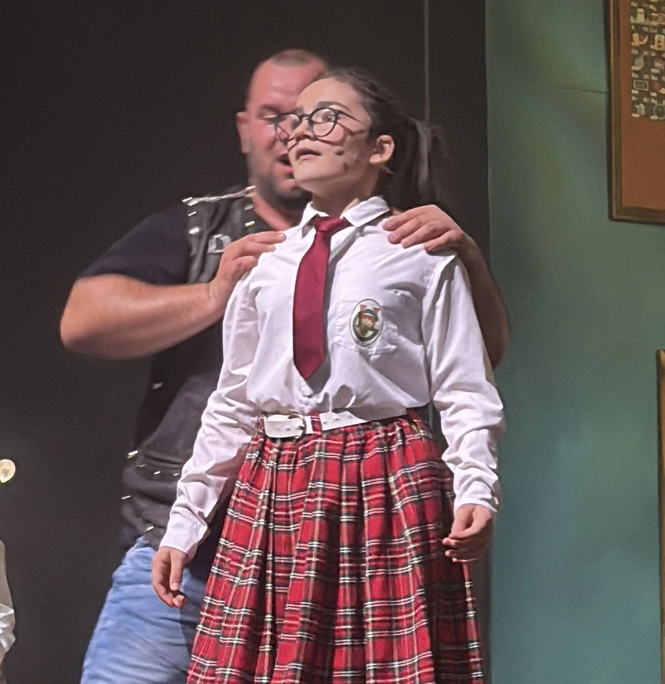 School of Rock, moment de comedie alături de colegii de scenă