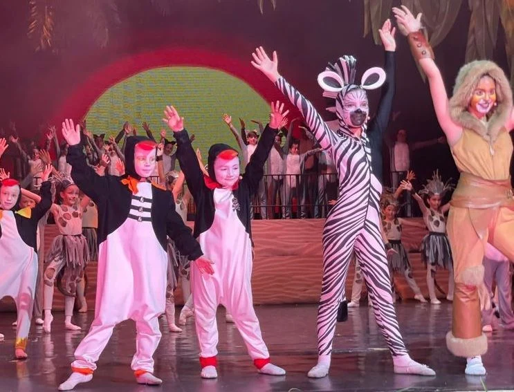 Madagascar, moment de dans cu pinguinii și zebra Marty